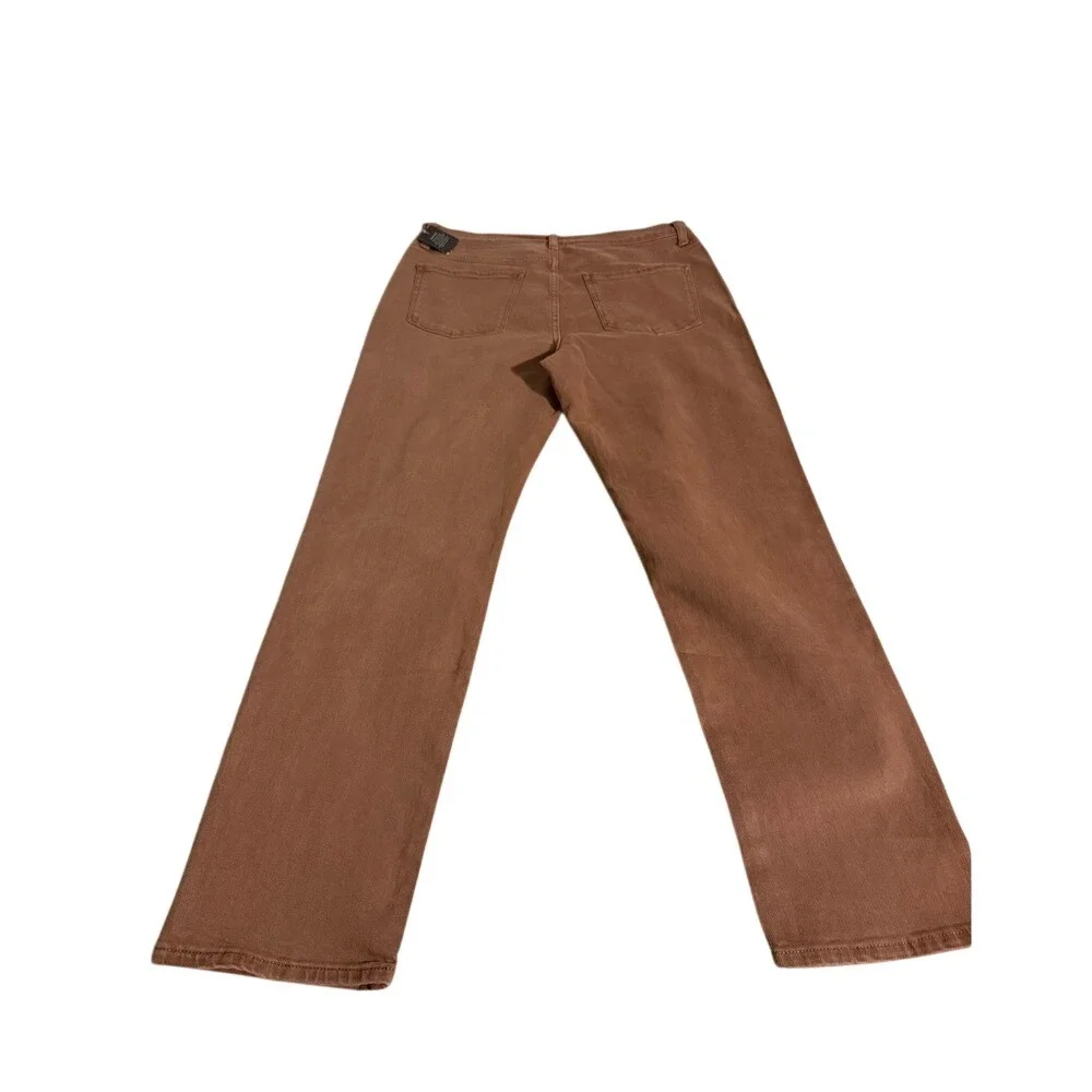 ANA A NEW APPROACH High Rise Straight Leg Brown Jeans‎ Size 14